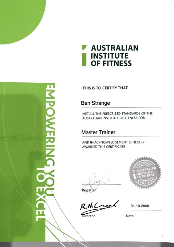 AIF Master Trainer