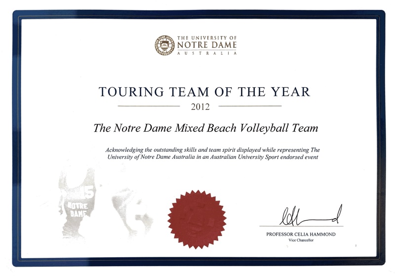 ND Touring Team of the Year